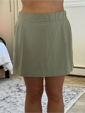 REI Lightweight Sage Green Tennis Skort